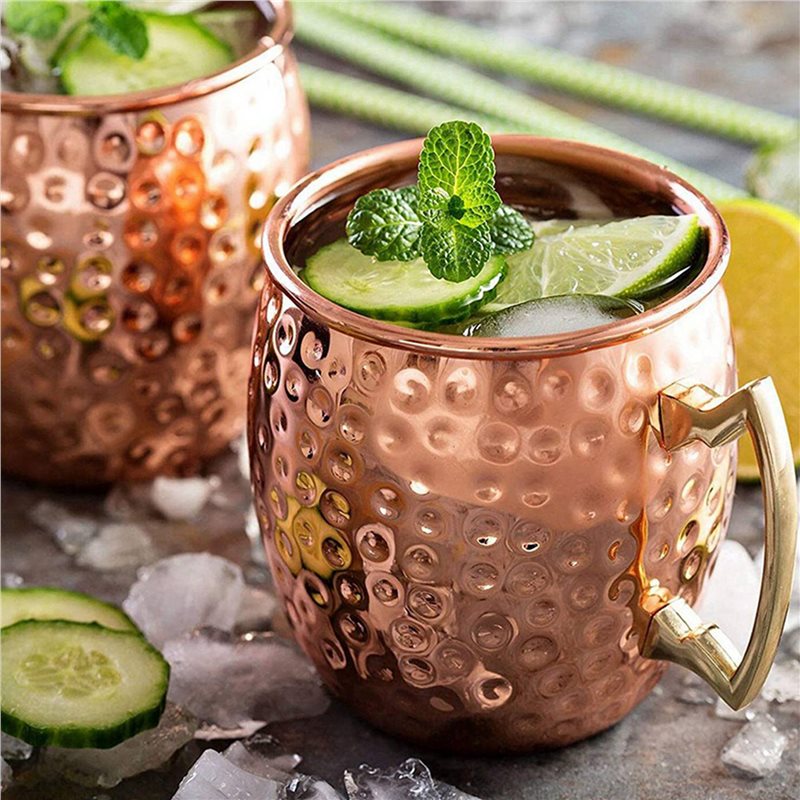 Mule Copper Mug - A98E-2X Moskova Mule Kupası Paslanmaz Çelik