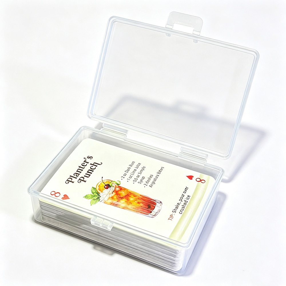 Cocktail Recipe Book - 54 Kartlı Orijinal Kokteyl Tarifleri Destesi,