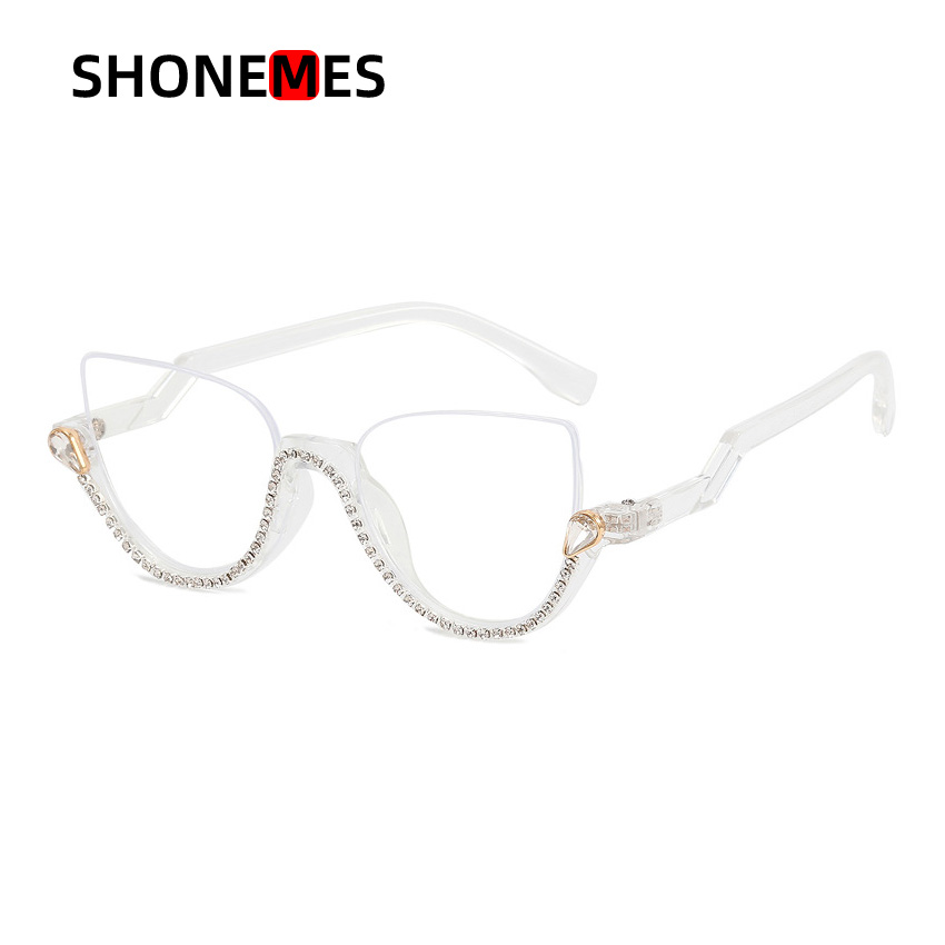 Old Fashioned Glass - Shonemes kedi göz gözlük yarım çerçeve