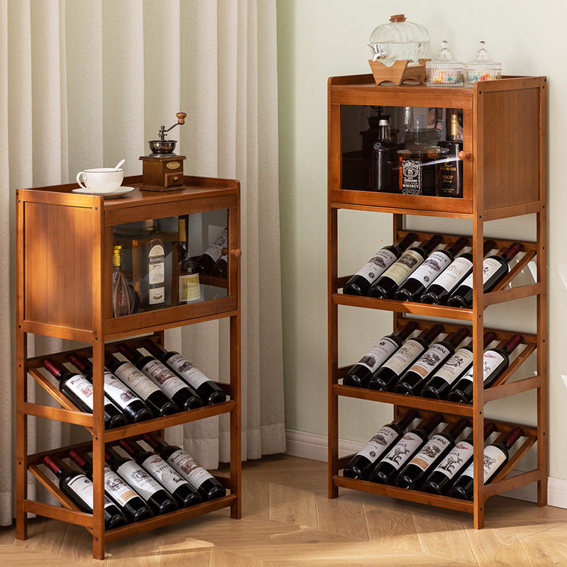 Katı Bambu Şarap Rafı 3/4-Katm - Home Bar Shelf incelemesi ve fiyatı
