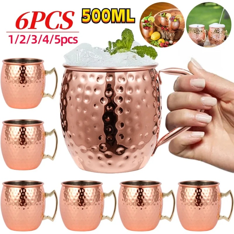 1-6 adet kokteyl şarap bardağı - Mule Copper Mug incelemesi ve fiyatı