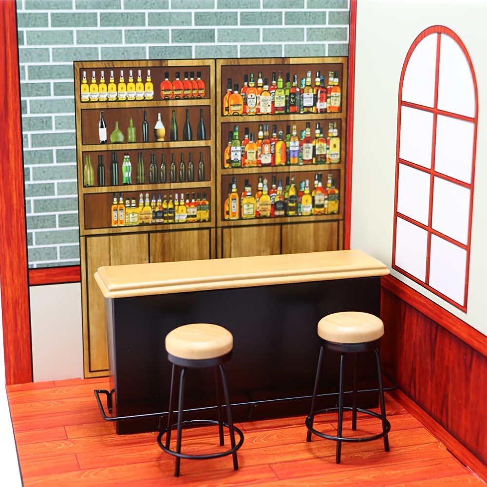 3 Adet 1:12 Ölçekli Bebek Evi  - Home Bar Setup incelemesi ve fiyatı