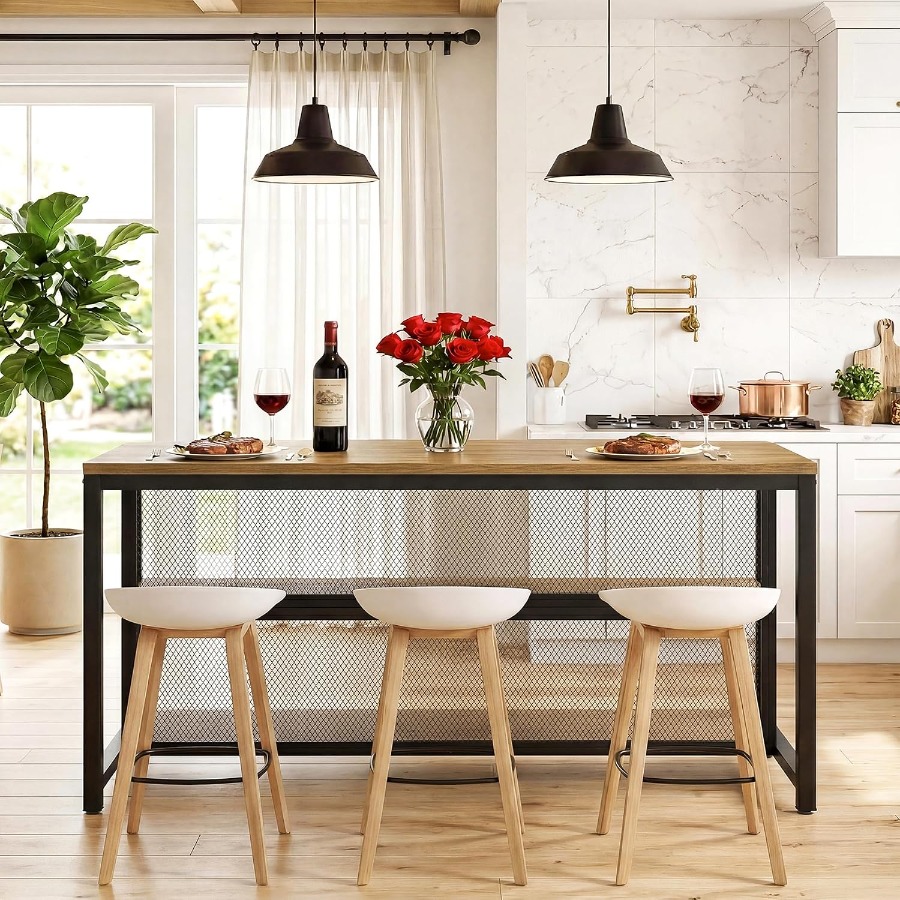 63 inçlik Bar Masası, Depolama - Home Bar Shelf incelemesi ve fiyatı