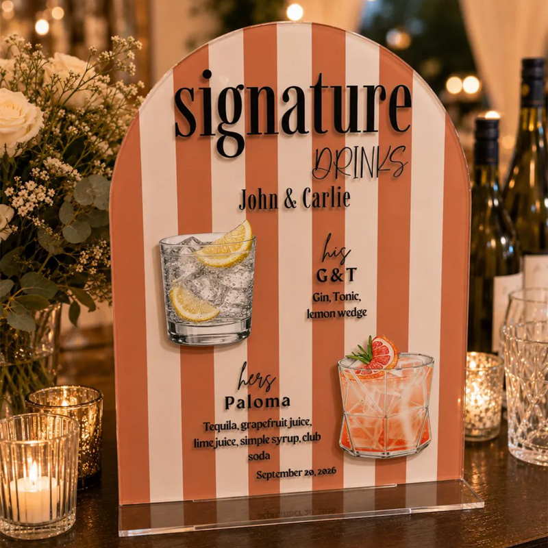 Kişiye Özel İmzalı İçecek Tabe - Cocktail Recipe Book incelemesi ve fiyatı
