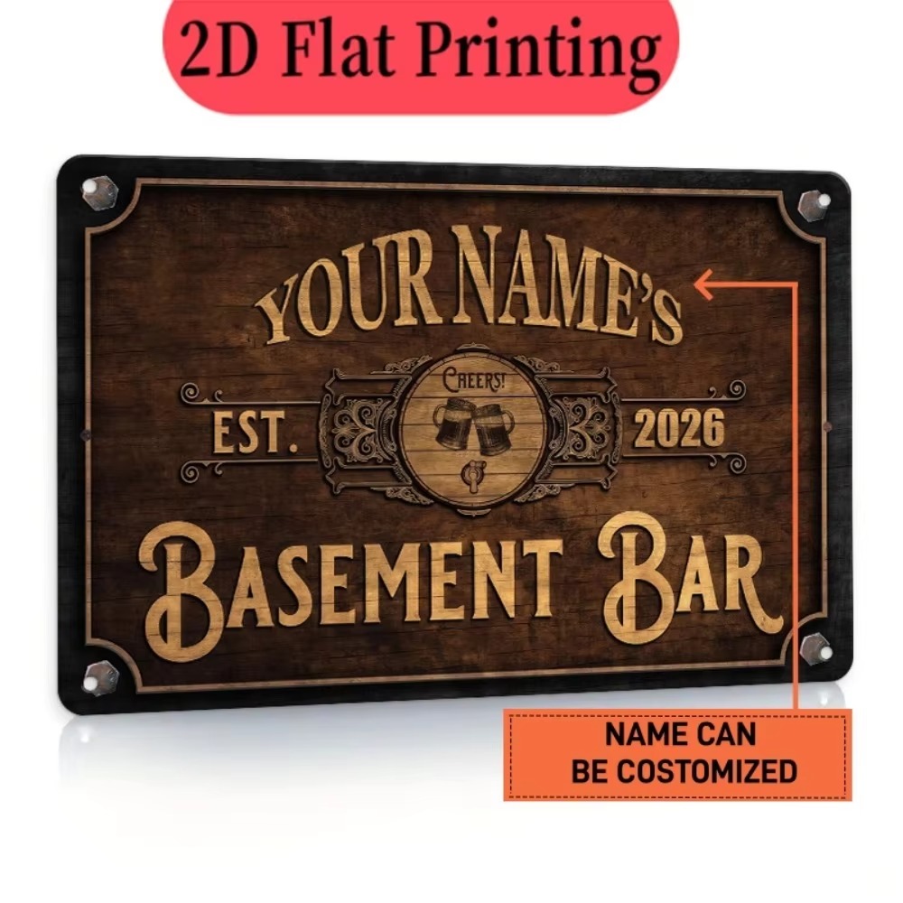 CIFbuy 2D Düz, İsteğe Göre Tas - Home Bar Signs incelemesi ve fiyatı