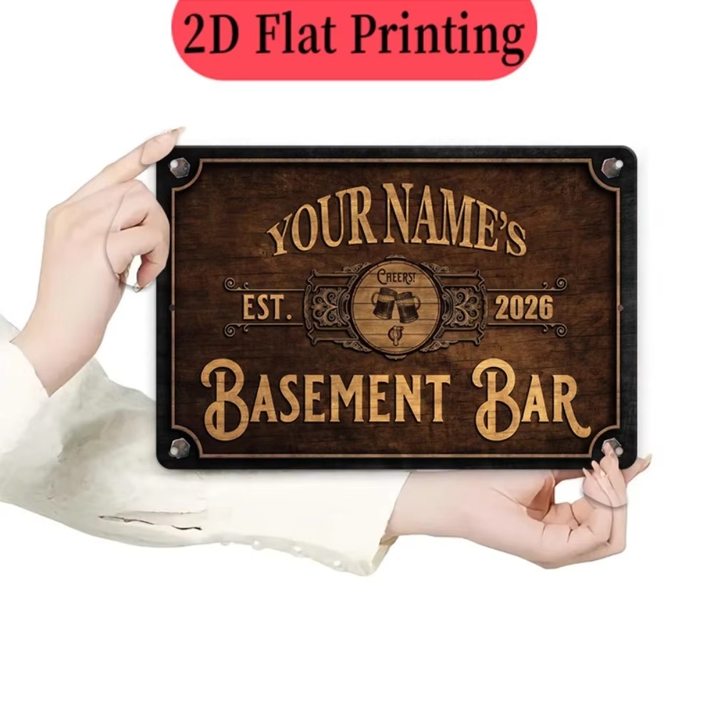 CIFbuy 2D Düz, İsteğe Göre Tas - Home Bar Signs incelemesi ve fiyatı