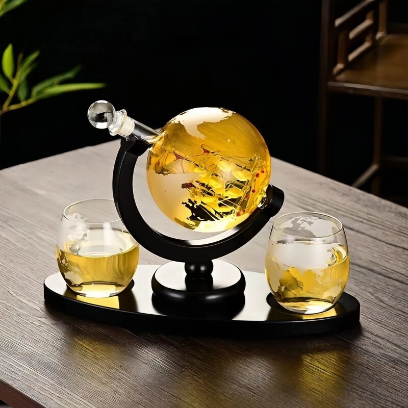 Dekoratif Küre Şarap Sürahisi  - Home Bar Stand incelemesi ve fiyatı