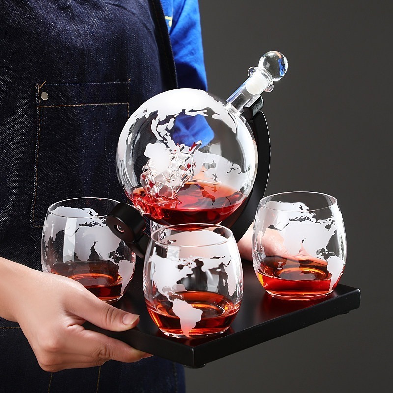 Dekoratif Küre Şarap Sürahisi  - Home Bar Stand incelemesi ve fiyatı