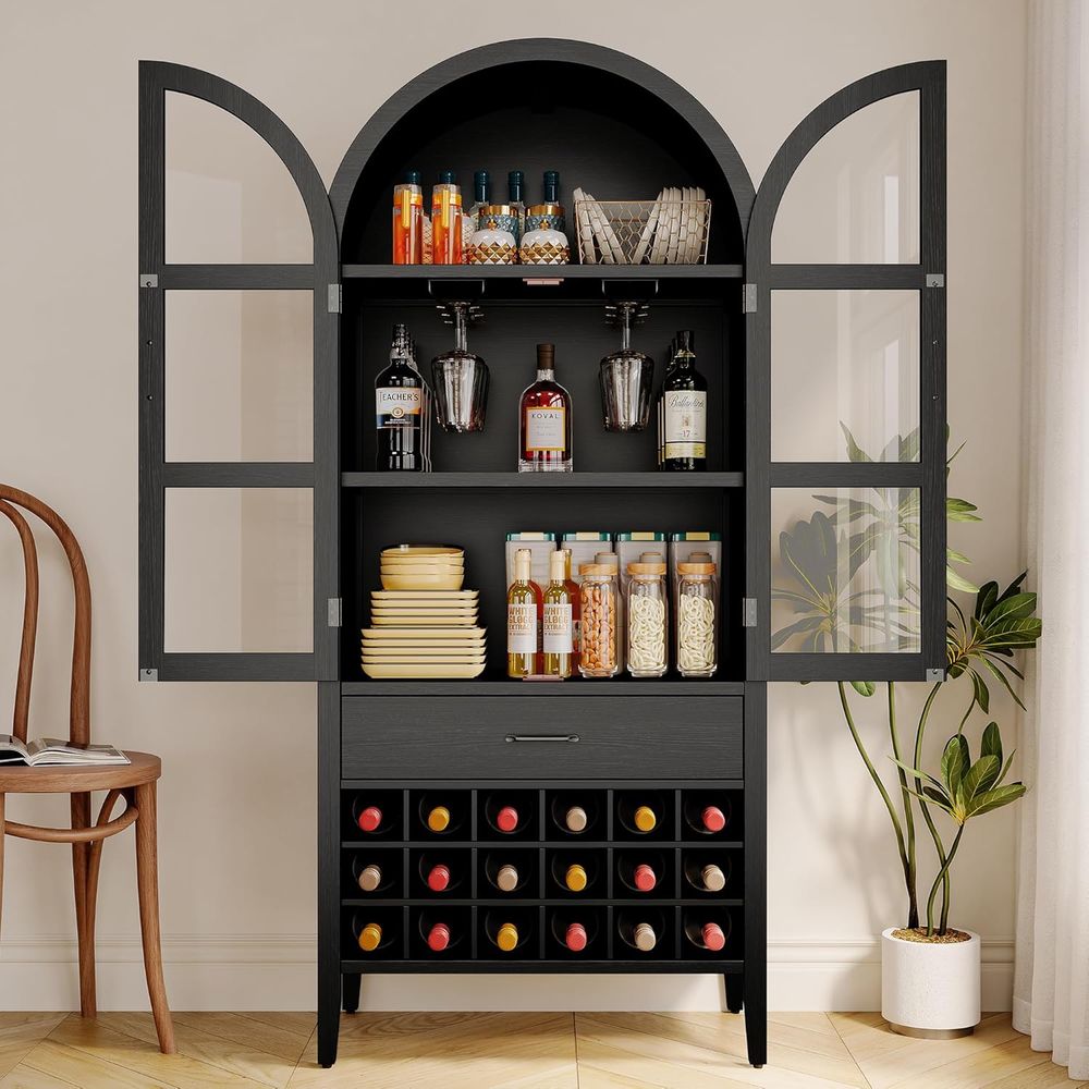 71 inç Yüksekliğinde Kavisli Ş - Home Bar Shelf incelemesi ve fiyatı