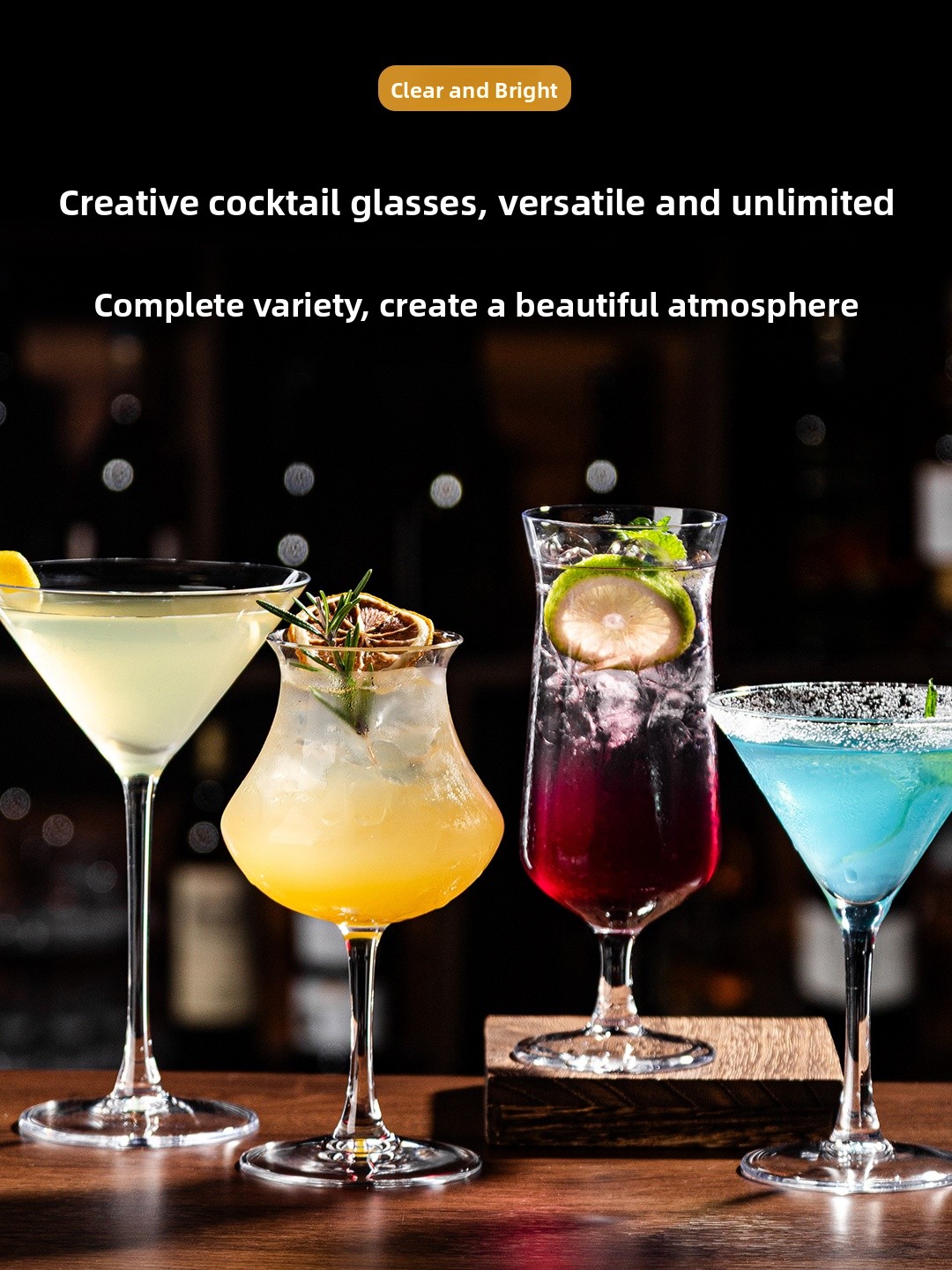 Premium Kristal Cam Kokteyl Se - Old Fashioned Glass incelemesi ve fiyatı