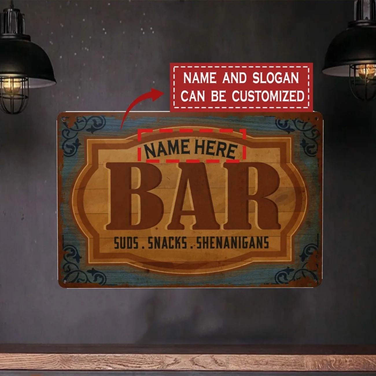 CIFbuy 2D Düz Metal Tabela, Ki - Home Bar Signs incelemesi ve fiyatı